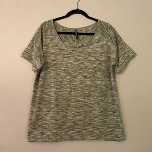 Kuhl Gray Heathered Short Sleeve Shirt Active Gorpcore  Women's size Large